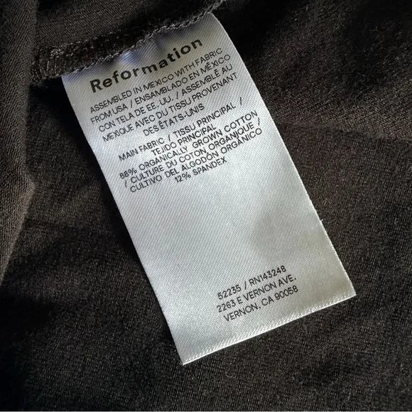 Reformation black and white Nelle Knit Midi Tank Dress, Medium - Picture 11 of 16